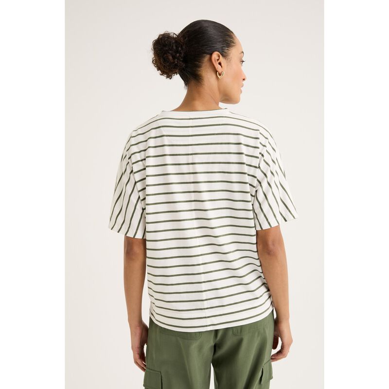 Yarra Trail Carbon Stripe Tee image number 1